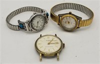 Lot Of 3 Watches Waltham Mason For Parts Or Repair