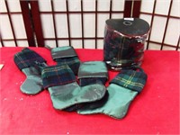 43 - WMC NEW HOLIDAY FLANNEL STOCKINGS & MORE