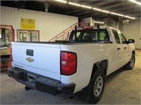 2014 CHEVROLET SILVERADO WT 1500, EXT CAB, 4X