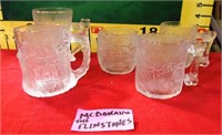 392 - MCDONALDS COLLECTIBLE FLINTSTONES GLASSWARE