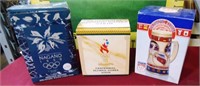 392 - COLLECTIBLE VINTAGE OLYMPIC STEINS IN BOXES