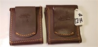 Pair Leather Pouch Lawrence 66