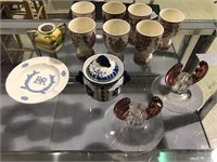 LARGE LOT OF CHINA AND GLASSWARE