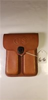 Dual Mag Pouch Leather US