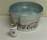 Coca-Cola Round Metal Tub