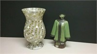 Mosaic Candle Holder & Flower Vase