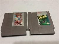 2 Original Nintendo Game Cartridges Incl Galaga