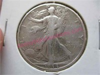 1944-P walking liberty silver half-dollar