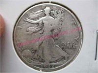 1942-D walking liberty silver half-dollar
