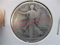 1917-P walking liberty silver half-dollar