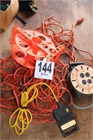 CORD REEL & MISC. EXTENSION CORDS