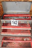 CRAFTSMAN METAL TOOLBOX WITH CONTENTS