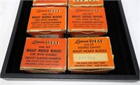 Lot, 6 double cavity Lyman Ideal bullet mould and