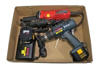 Lot, electric tools: Milwaukee 2" die grinder,