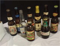 9 Vintage Beer Bottles