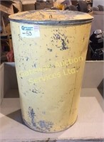 Tin Flour Barrel