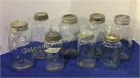 8 Assorted Jars