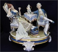 Royal Dux large figurine, 13" high, 15" wide
