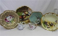 Lot of porcelain items - all with damage