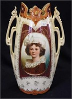 RS Prussia 12" Lebrun portrait vase