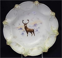 RS Prussia 10 1/2" bowl w/Stag