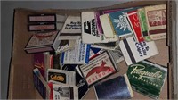 Box of collector match books