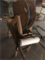 Branding MAchine with Wooden Cart