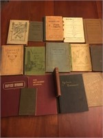 Lot of vintage and antique hymn books and religios