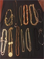 Large lot of costume necklaces #3