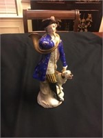 Sitzendorf 8 inch porcelain statue- high end piece
