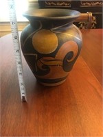 Heavy pottery vase