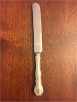 Sterling silver knife- bottom half is sterling