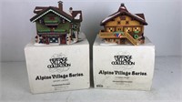 Dept 56 Alpine Village “Sport Laden” “Kamm Haus”