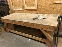 8 Foot Plywood Bench