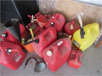 Plastic gas cans