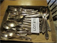 Assortment of Roger Brothers flatware