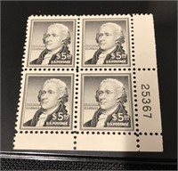 US Stamps #1051-53 Mint NH Plate Blocks CV $250+