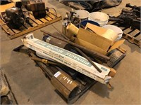 PALLET OF METAL AND HARDWARE