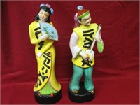 12" Orion China Figurines - Occupied Japan