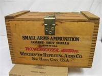 Winchester Western Wood Box w/lid and latch
