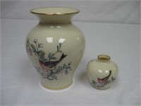 2) Lenox Seranade Vases