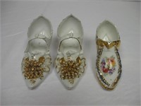 3) 6" China Shoes
