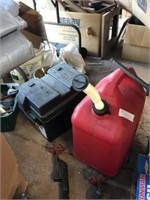 GAS CAN AND MARINE BATTERY BOX