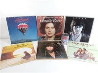 6 vinyles dont Ginette Reno, Neil Diamond