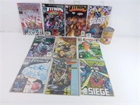 10 comics dont Titans, Deathlok, mint condition