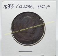 1893 SILVER COLUMBUS COMM. HALF DOLLAR COIN