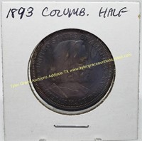 1893 SILVER COLUMBUS COMM. HALF DOLLAR COIN
