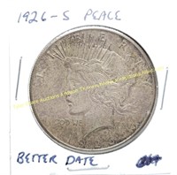 1926-S PEACE SILVER DOLLAR BETTER DATE COIN