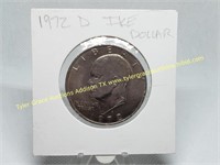 1972-D IKE (EISENHOWER) SILVER DOLLAR COIN
