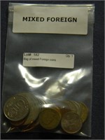 Bag of mixed Foreign coins